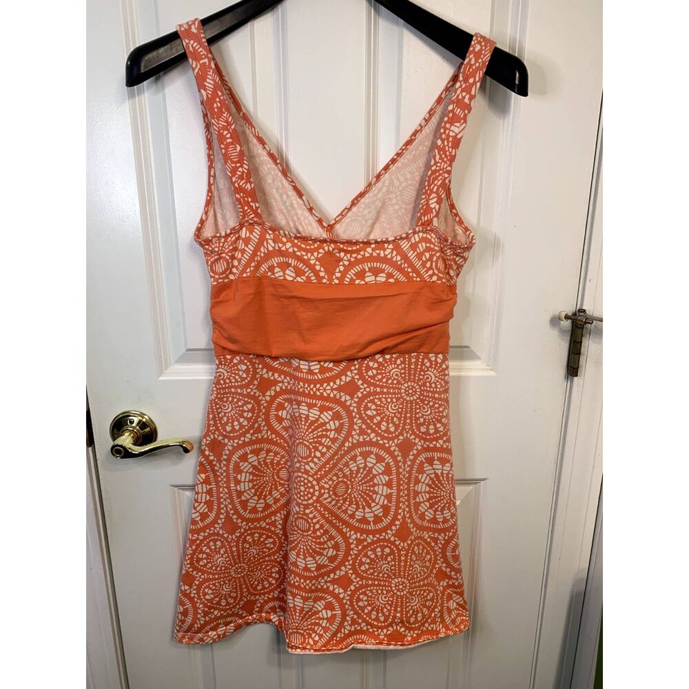 Patagonia Margot Floral Coral Dress Size Medium - Picture 2 of 4